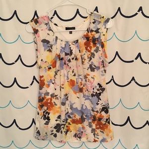The Limited xs sleeveless floral top